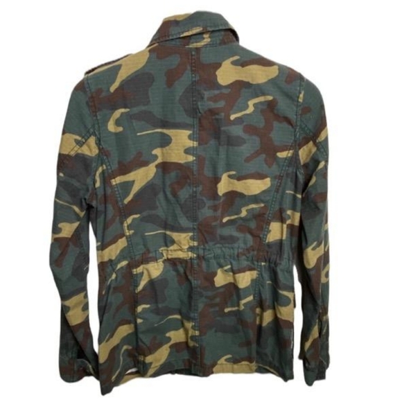 Madewell 100% Cotton Military Long Sleeve Jacket. Size Small - Picture 4 of 9